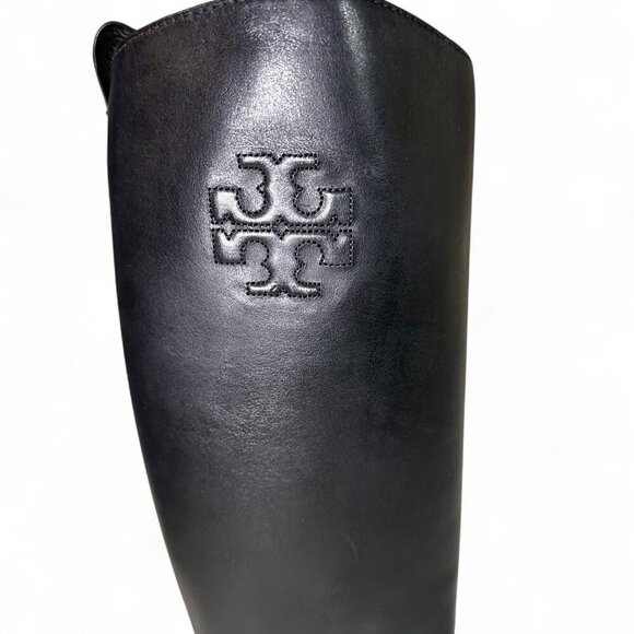Tory Burch Flat Black Riding Boot Women's 7M NWOT - Picture 3 of 16